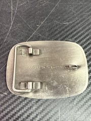 Vintage Smith & Wesson 125 Years Anniversary Belt Buckle 1852-1977 Founders Logo