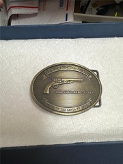 Vintage NRA Whittington Center 1860 Colt .44 Revolver Belt Buckle