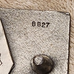 Vtg Indiana Metal Craft Anheiser Busch Budweiser Beer Enamel Belt Buckle BB27