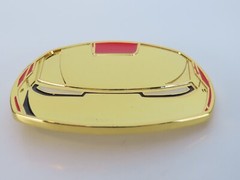 Iron Man Helmet Gold Tone Belt Buckle 2010 Marvel Comics