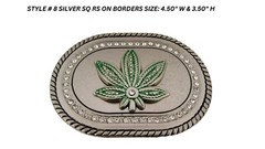 Reggae Rasta Belt Buckle Men Women Fashion Musician Silver Metal Lion of Judah