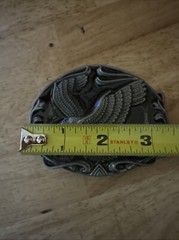 Bald Eagle Motorcycle Belt Buckle Cowboy Rodeo Collector American USA Patriot
