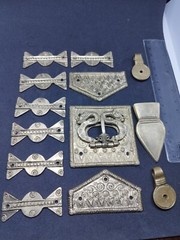 Handmade Roman belt elements