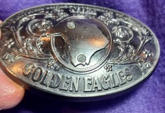 NRA Belt Buckle Golden Eagles