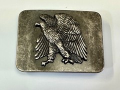 American Eagle Ready To Fight! Patriotic Usa Pride Belt Buckle