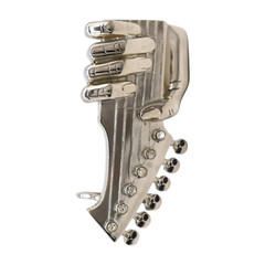New Men Silver Metal Buckle Biker Emo Fashion Hand Play Music Band Guitar Skulls