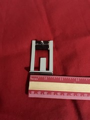 Vintage Gucci 90’s G Square Leather Belt Buckle
