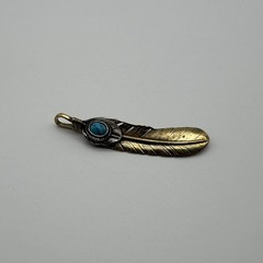 Brass Feather Charm,Necklace DIY Pendants,Keychain Charm,Jewelry Charm lot