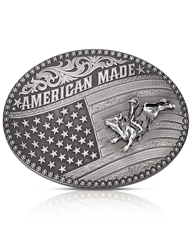 Montana Silversmiths Men&rsquo;s Men'S American Made Tradition Bull Rider Belt –