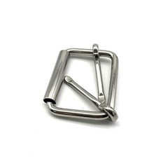 Roller Buckle Stainless Steel Rolling Bar Buckle Dog Collar Fasten Buckle 50mm