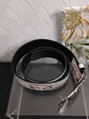 Bull head buckle belt Size 32
