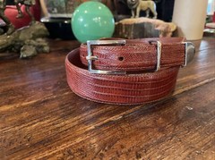 James Reid Ltd Santa Fe Sterling Silver Belt Buckle 30-33-1.5”-1”🦎✅nu Belt