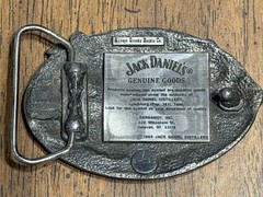JACK DANIELS OLD TIME TENNESSEE WHISKEY Belt Buckle Old No. 7 1989 Distillery