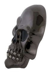 Mens Womens Skull Belt Buckle Gun Metal Gothic Tattoo Pirate Halloween Costume