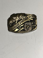 BASS Fishing Belt Buckle