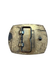 Vintage Handyman Club of America Life Member 1996 Brass Belt Buckle 3×2.5”