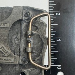 Heavy Metal Mfg Co Lead Free Bottle Opener Belt Buckle Wings Ship Woman Nautical
