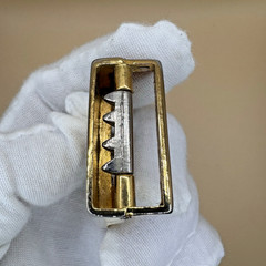 Vintage 70’s Nautical Anchor Gold Tone Sailor Belt Buckle 2&Prime;x1.5 appox EUC