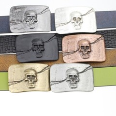 Belt buckle skull for removable belt belt fasteners skull buckle GS23