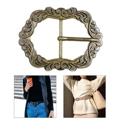 Western Relief Pattern Metal Belt Buckle Teenager Rock Fashion Belt Buckle