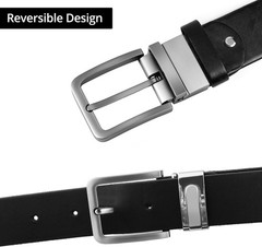 QWORK Belt Buckle, 2 Pack 1 3/8&Prime;(35mm) -1.5&Prime;(40mm) Reversible Belt Buckle Replac