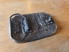 Classic American 4-4-0 Belt Buckle 1983 #1088 Steam Locomotive Used