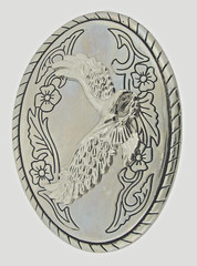 Eagle Belt Buckle New Men Women Western Style Cowgirl Cowboy Rodeo Silver Metal