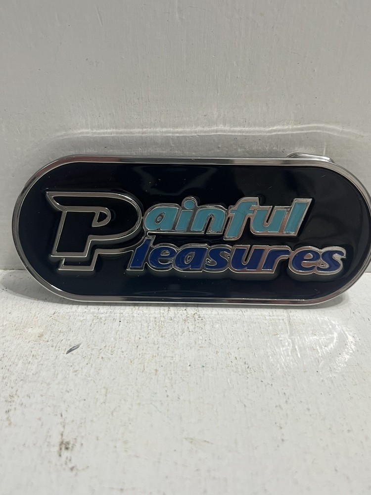 – Belt Buckle Painful Pleasures Tattoo And Piercing Saying Thug Life Low Life