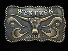PA07163 REALLY NICE **WESTERN RODEO** TROPHY WESTERN & COWBOY BELT BUCKLE