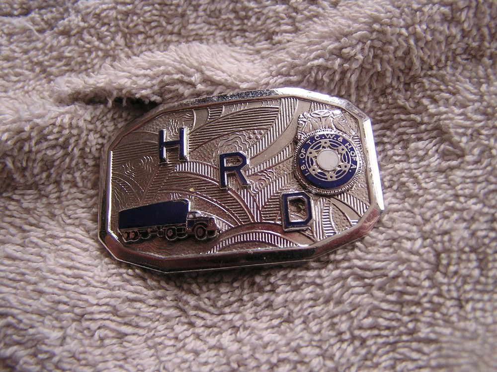 Vintage Hook-Fast Belt Buckle H. R. D.