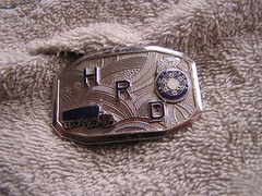 Vintage Hook-Fast Belt Buckle H. R. D.