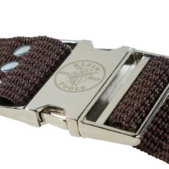 Klein Tools 5225 Tool Belt, Fits waist sizes up to 48-Inches (1219 mm), Brown