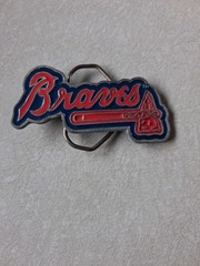 Atlanta Braves MLB Major League Baseball Team Belt Buckle (New Old Stock)