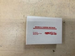 1987 Anheuser Busch Hook & Ladder Belt Buckles This Buds For You – NIB