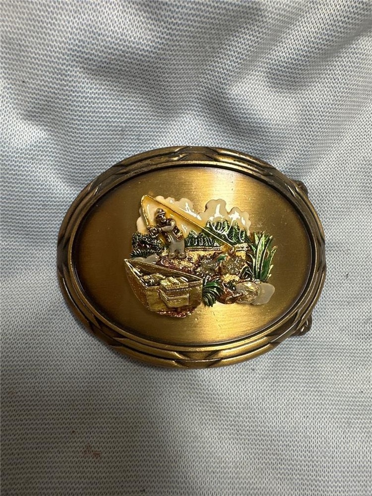 Vintage 1970&rsquo;s Raintree Fishing Belt Buckle