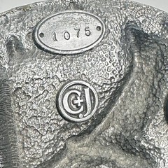 Vintage C & J Inc Colorado Eagle Belt Buckle and Strap 1986 Pewter USA