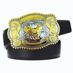 WESTERN RODEO HUGE ROOSTER ANIMAL LONG COWBOY BELT BUCKLE Hebillas Vaqueras