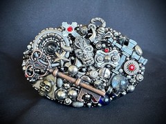 « Salvaged Kingdom » Ind. OOAK Mixed Metal Artisan Belt Buckle – Darren McNeese