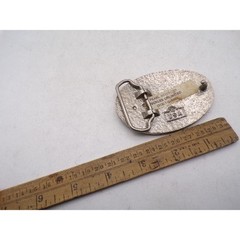 Vintage Pearl Scissors Buckles Unlimited USA Oval Western Sunburst Belt Buckle