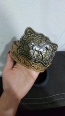 Vintage Western Cowboy Belt – Retro Buckle Printed Belt for Men & Women