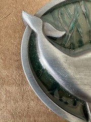 Dolphin Fish Wildlife Enamel Metal Belt Buckle