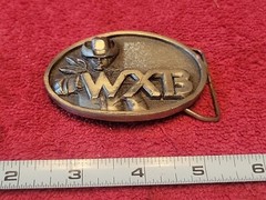 1985 Idea Craft Limited Edition Silver Tone Belt Buckle WXB Vtg USA 🇺🇸