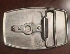 Vintage America&rsquo;s Heroes Fire Department Brass Belt Buckle 2.75&Prime; x 3.75&Prime;