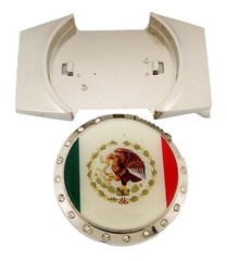 Mexico Flag Belt Buckle with Lighter Mexican National Day Gift Soccer Team New