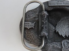 1990 Arroyo Grande #AG44 Eagle Head Belt Buckle USA