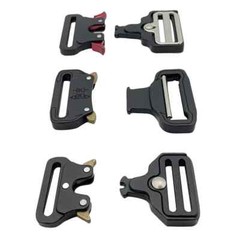 Quick Release Buckle Tactical Belt Buckle Set Zinc Metal Male Belt Silver Buckle