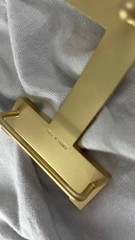 H 38-40mm 1.5` Belt Buckle Gold Tone H Replacement Buckle