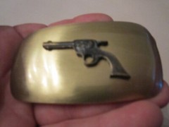 VINTAGE PISTOL DESIGN BELT BUCKLE – GW7