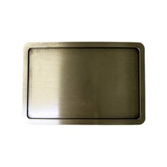 Antique Bronze Rectangle Blank Belt Buckle Custom Belt Buckle also Stock in US
