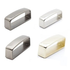 5X 40mm Solid Brass Belt Loop Belt Buckle Keeper Loop Ring Accessories USA